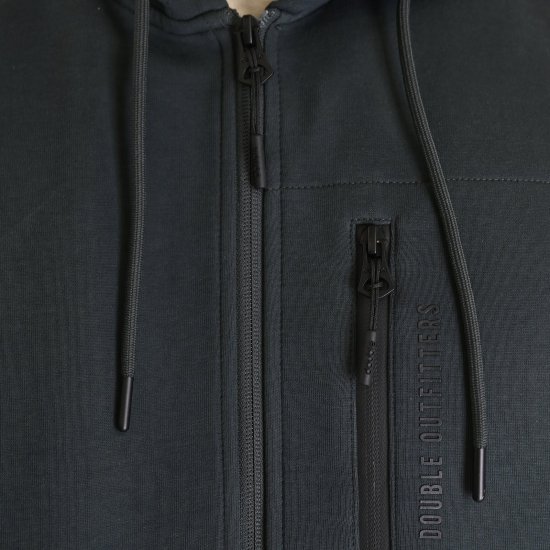 Double Outfitters MTOP-1160 Majica s kapuljačom i patentnim zatvaračem Tamnozelena - Puloveri & dukserice - Muške Puloveri & dukserice veliki brojevi