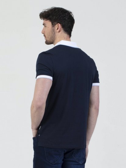 Mish Mash Zegreb Sporty Polo Navy - Polo majice - Muške Polo Majice Veliki Brojevi