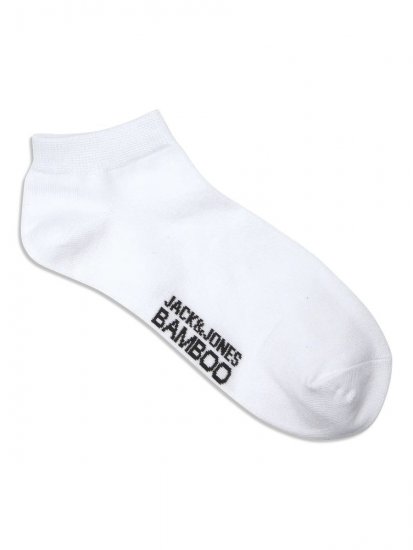 Jack & Jones Basic Bambusove gležnjače Bijela 5-pack - Donje rublje & kupaće hlače - muške donje rublje veliki brojevi