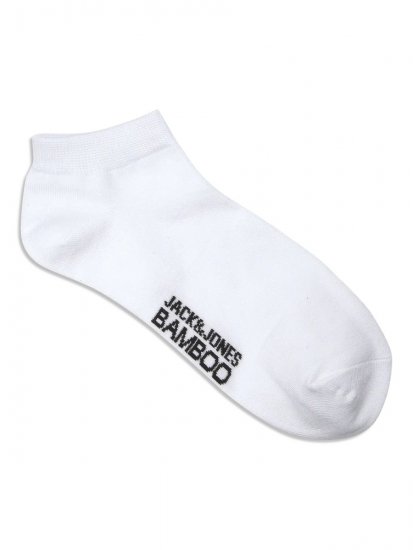 Jack & Jones Basic Bambusove gležnjače Bijela 5-pack - Donje rublje & kupaće hlače - muške donje rublje veliki brojevi