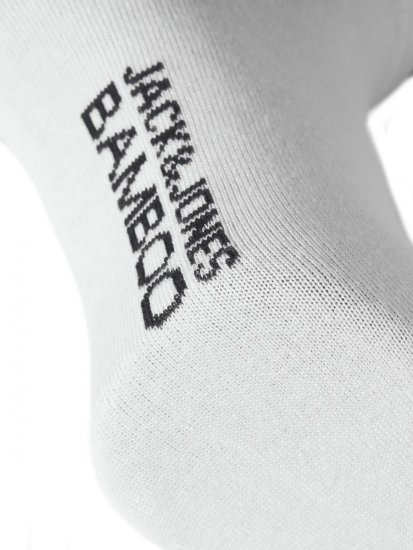 Jack & Jones Basic Bambusove gležnjače Bijela 5-pack - Donje rublje & kupaće hlače - muške donje rublje veliki brojevi