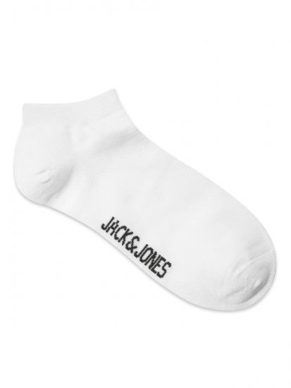 Jack & Jones Basic Bambusove gležnjače Bijela 5-pack - Donje rublje & kupaće hlače - muške donje rublje veliki brojevi