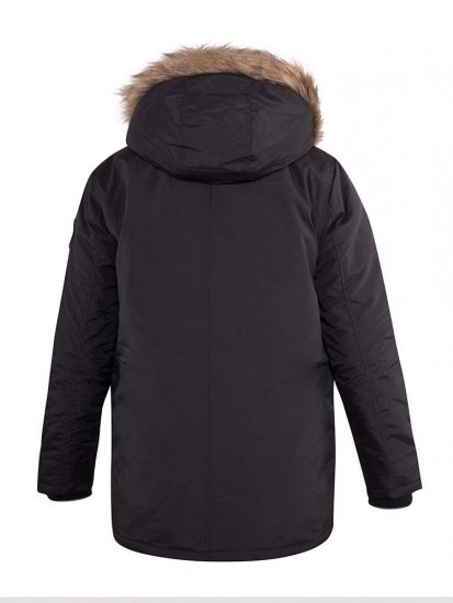 D555 Dundee Parka Jacket With Fur trimming and Teddy Fur Lined hood - Jakne - Muške Jakne Veliki Brojevi