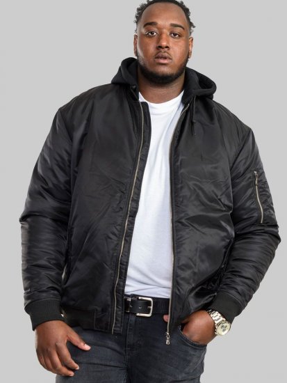 D555 Poppleford Bomber Jacket With Detachable Fleece Hood - Jakne - Muške Jakne Veliki Brojevi