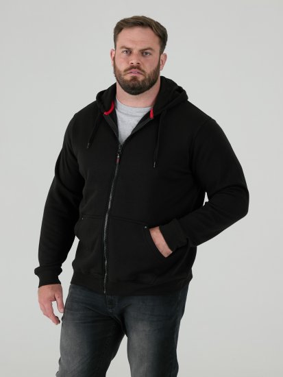 D555 Cantor Hoodie Black - Puloveri & dukserice - Muške Puloveri & dukserice veliki brojevi