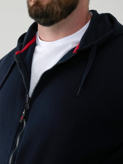 D555 Cantor Hoodie Navy - Puloveri & dukserice - Muške Puloveri & dukserice veliki brojevi