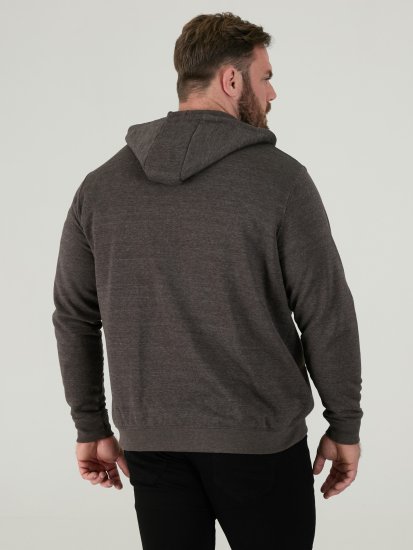 D555 Cantor Hoodie Grey - Puloveri & dukserice - Muške Puloveri & dukserice veliki brojevi