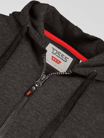 D555 Cantor Hoodie Grey - Puloveri & dukserice - Muške Puloveri & dukserice veliki brojevi