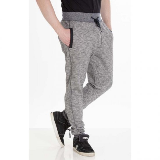 D555 Denzel Sweatpants Grey - Sportske hlače & kratke - Muške Trenirke Veliki Brojevi