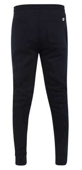 D555 Brandon Sweatpants with Tapered leg Navy - Sportske hlače & kratke - Muške Trenirke Veliki Brojevi