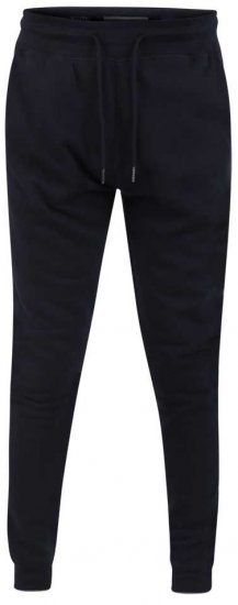 D555 Brandon Sweatpants with Tapered leg Navy - Sportske hlače & kratke - Muške Trenirke Veliki Brojevi