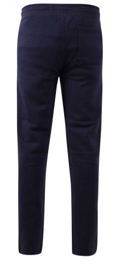 D555 Chilworth Open Hem Jogger Navy - Sportske Hlače & Kratke - Muške Trenirke Veliki Brojevi
