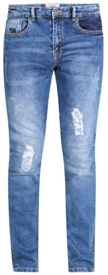 D555 Boxwell Ripped Jeans Stonewash - Traperice & hlače - Muške Traperice i Hlače Veliki Brojevi