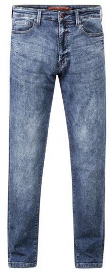 D555 Taurus Fit Stretch Jeans With Sandblasting - Traperice & hlače - Muške Traperice i Hlače Veliki Brojevi