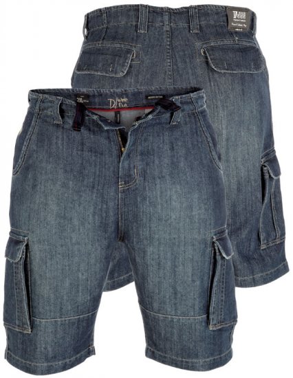 D555 Ronny Denim Shorts - Kratke hlače - Muške Kratke Hlače Veliki Brojevi 