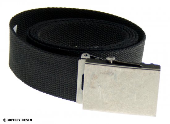 D555 Canvas Belt Black - Remenje - Muški remeni velikih veličina