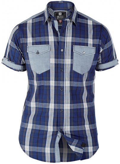 D555 Paxton Navy - Košulje - Muške Košulje Veliki Brojevi