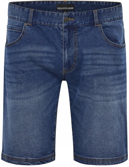 North Latitude 51336 denim kratke hlače plave - Kratke hlače - Muške Kratke Hlače Veliki Brojevi 