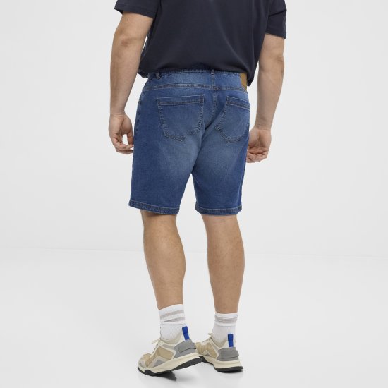 North Latitude 51336 denim kratke hlače plave - Kratke hlače - Muške Kratke Hlače Veliki Brojevi 
