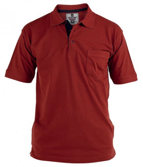 Rockford Polo Red - Polo majice - Muške Polo Majice Veliki Brojevi