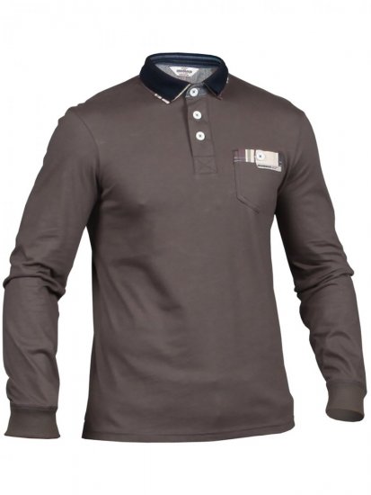 Mish Mash Oak Charcoal - Polo majice - Muške Polo Majice Veliki Brojevi