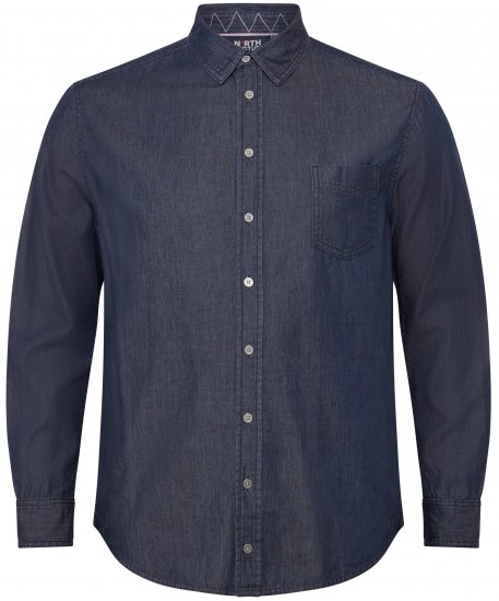 North Latitude 53139 denim košulja plava - Košulje - Muške Košulje Veliki Brojevi