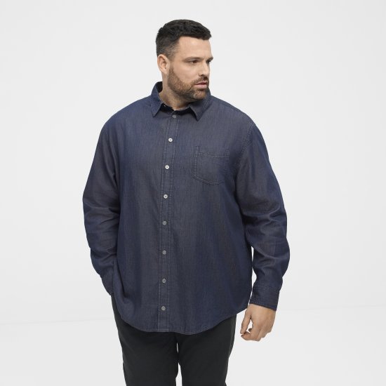 North Latitude 53139 denim košulja plava - Košulje - Muške Košulje Veliki Brojevi