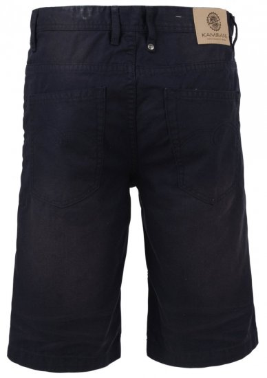 Kam Jeans Marco Shorts Black - Kratke hlače - Muške Kratke Hlače Veliki Brojevi 