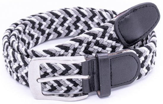 D555 Quinn Braided Belt Multi-colour - Remenje - Muški remeni velikih veličina