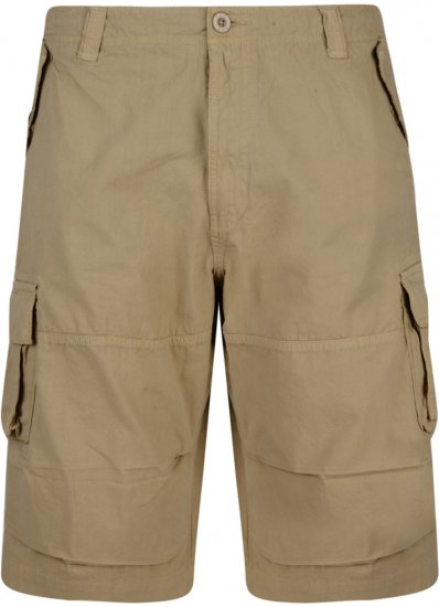 Kam Jeans 386 Cargo Shorts Sand - Kratke hlače - Muške Kratke Hlače Veliki Brojevi 