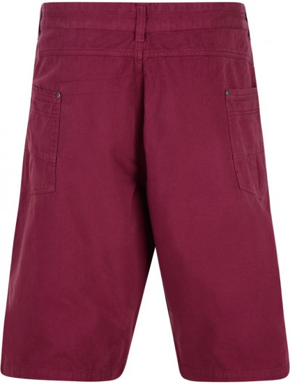 Kam Jeans 385 Shorts Burgundy - Kratke hlače - Muške Kratke Hlače Veliki Brojevi 