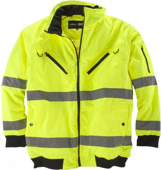 Marc & Mark Hi-Vis Jacket/vest Yellow - Radna odjeća - Radna Odjeća Veliki Brojevi