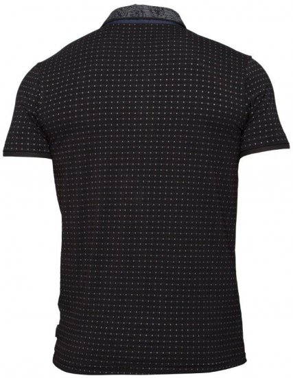 Mish Mash Fragment Black - Polo majice - Muške Polo Majice Veliki Brojevi