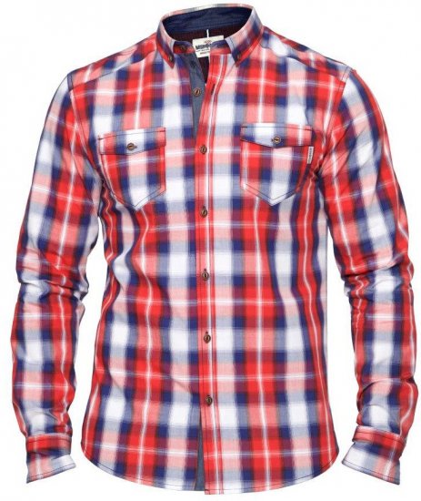 Mish Mash Transit Red - Košulje - Muške Košulje Veliki Brojevi