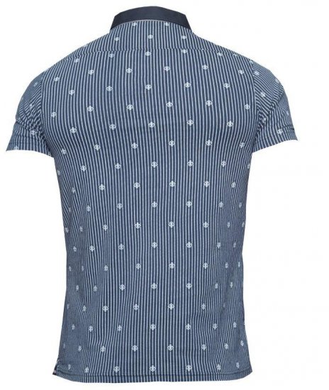 Mish Mash Mirage Navy - Polo majice - Muške Polo Majice Veliki Brojevi