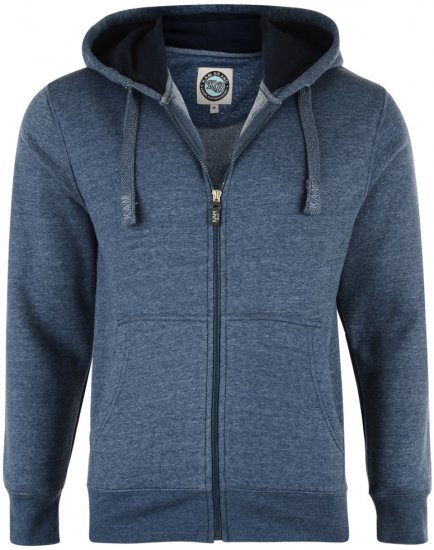 Kam Jeans Hoodie Denim Blue - Puloveri & dukserice - Muške Puloveri & dukserice veliki brojevi