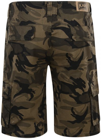 Kam Jeans Cargo Twill Camo Shorts - Kratke hlače - Muške Kratke Hlače Veliki Brojevi 