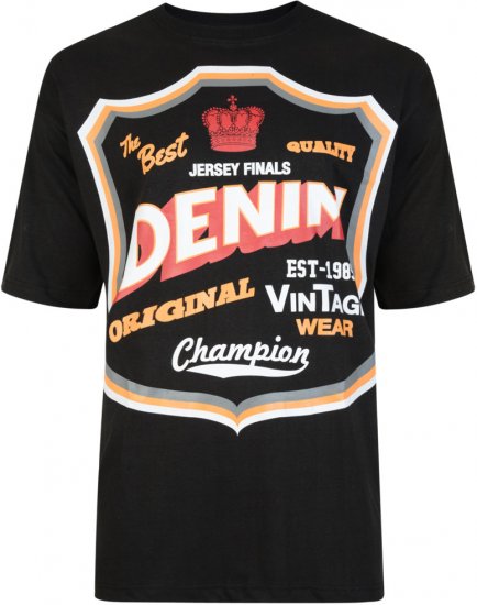 Kam Jeans Twin Pack League Tee - Majice Kratkih Rukava - Muške Majice Kratkih Rukava Veliki Brojevi 