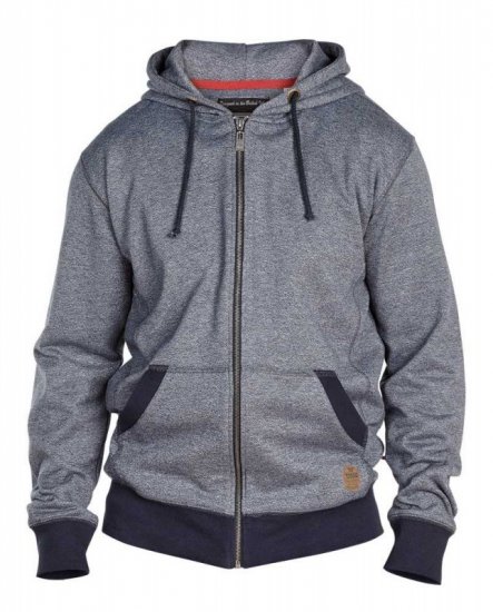 D555 AVERY Blue Speckled Hoody - Puloveri & dukserice - Muške Puloveri & dukserice veliki brojevi