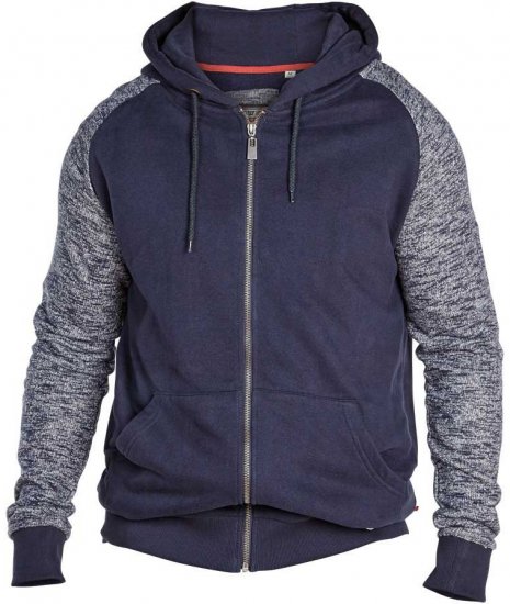 D555 BALDWIN Hoody Navy - Puloveri & dukserice - Muške Puloveri & dukserice veliki brojevi