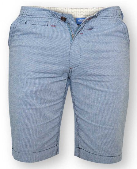D555 BENNY Blue Shorts - Kratke hlače - Muške Kratke Hlače Veliki Brojevi 