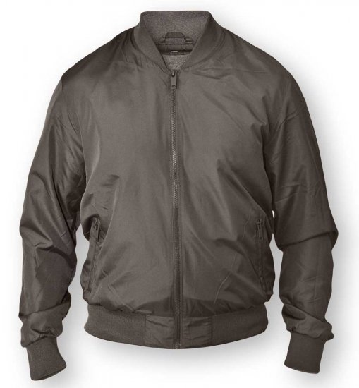 D555 JAMES Lined Bomber Jacket Black - Jakne - Muške Jakne Veliki Brojevi