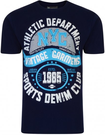 Kam Jeans Athletic Department 2-p T-shirt - Majice Kratkih Rukava - Muške Majice Kratkih Rukava Veliki Brojevi 
