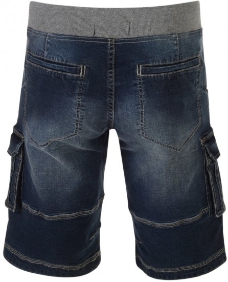 Kam Jeans Dito Denim Shorts Dark Used - Kratke hlače - Muške Kratke Hlače Veliki Brojevi 