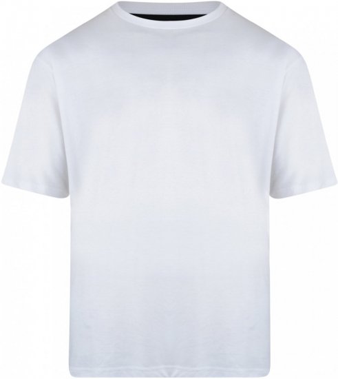 Motley Denim T-shirt White - Majice Kratkih Rukava - Muške Majice Kratkih Rukava Veliki Brojevi 