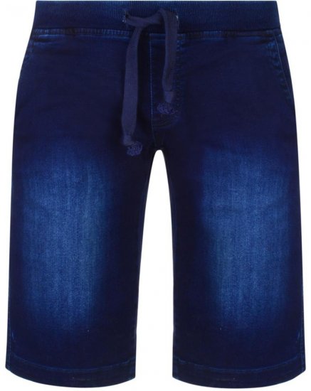 Kam Jeans Knitted Denim Shorts - Kratke hlače - Muške Kratke Hlače Veliki Brojevi 