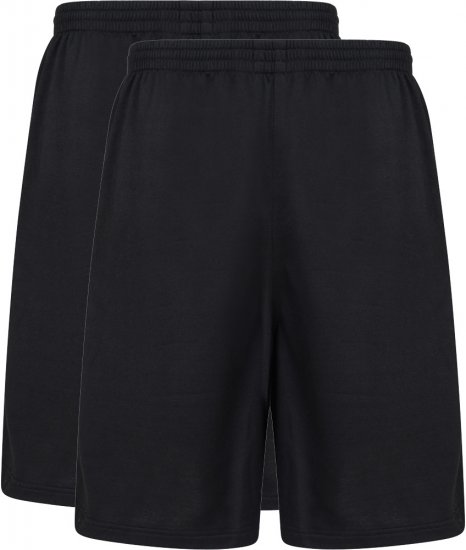 Motley Denim Jogger shorts Black 2-pack - Sportske hlače & kratke - Muške Trenirke Veliki Brojevi