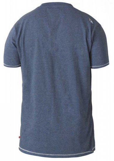D555 RUEBEN NY City Print T-Shirt Denim - Majice Kratkih Rukava - Muške Majice Kratkih Rukava Veliki Brojevi 