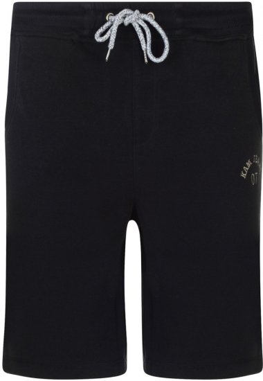 Kam Jeans Sweat Jog Shorts Black - Sportske hlače & kratke - Muške Trenirke Veliki Brojevi