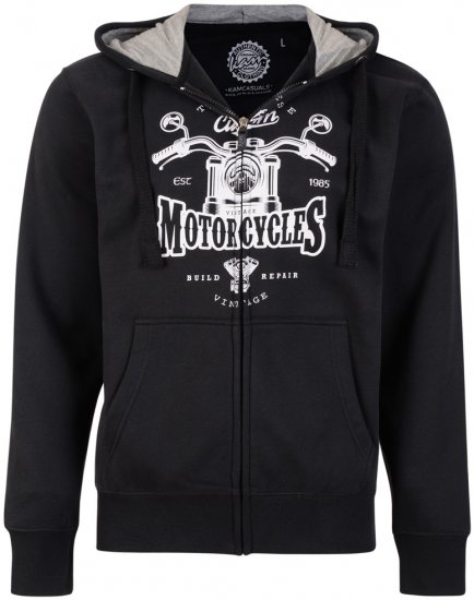 Kam Jeans 775 MC Hoodie Black - Puloveri & dukserice - Muške Puloveri & dukserice veliki brojevi
